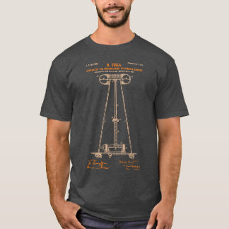 The Tesla Coil Charcoal T-Shirt
