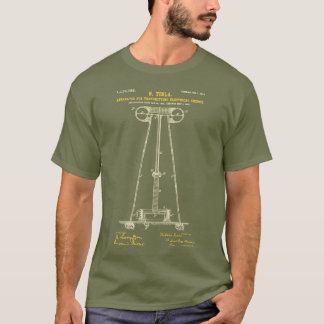 The Tesla Coil Fatigue Green T-Shirt