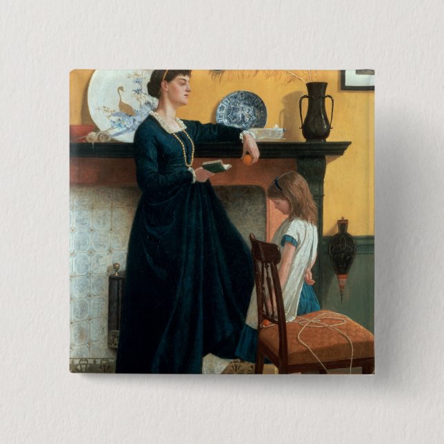 The Test 15 Cm Square Badge (Front)