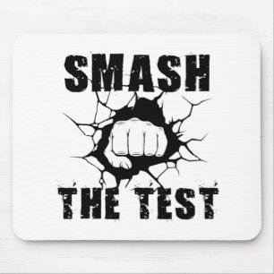 The Test Funny Exam Test Day Students Teachers  Mouse Pad