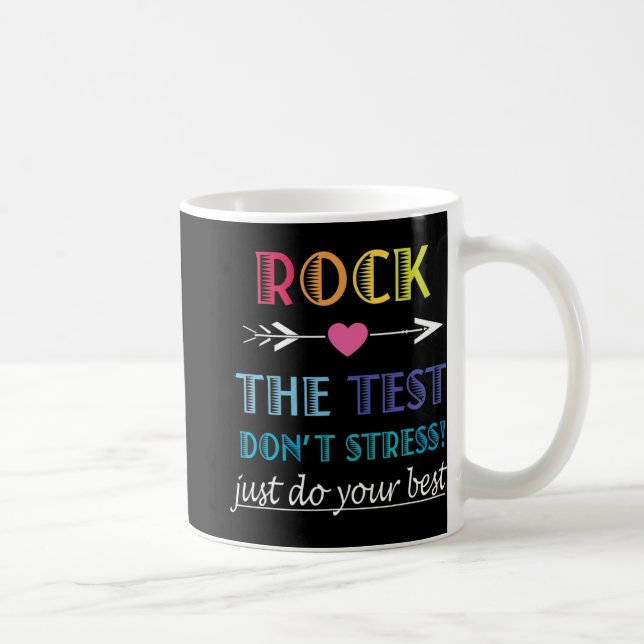 The Test-funny School Student Teacher Test Day  Coffee Mug (Right)
