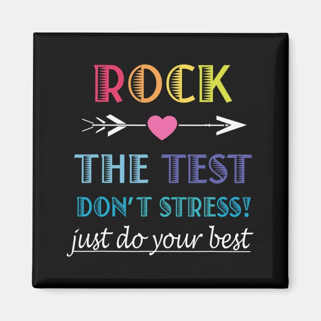 The Test-funny School Student Teacher Test Day  Magnet (Front)