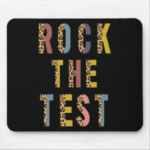 The Test Retro Motivational Testing Day Teacher St Mouse Pad