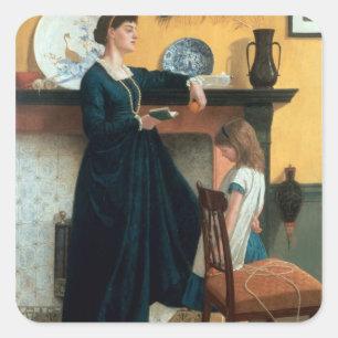 The Test Square Sticker