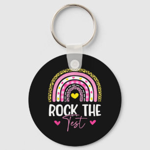 The Test Teacher Test Day Testing Day Funny Teache Key Ring