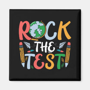 The Test Teacher Test Day Testing Day Funny Teache Magnet