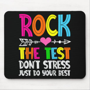The Test Teacher Test Day Testing Day Funny Teache Mouse Pad