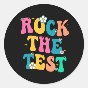 The Test Testing Day 2023 For School Teachers Stud Classic Round Sticker