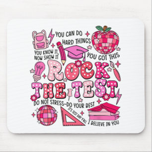 The Test Testing Day Don't Stress Do Your Best Tea Mouse Pad