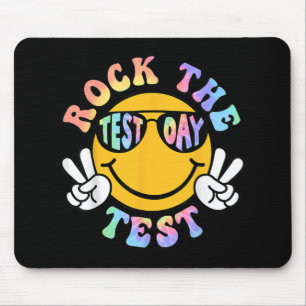 The Test Testing Day Retro Motivational Teacher St Mouse Pad