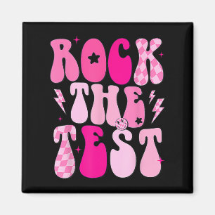 The Test Vintage Test Day Funny Testing Day Teache Magnet