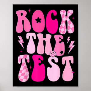 The Test Vintage Test Day Funny Testing Day Teache Poster