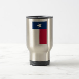 The Texan Lone Star State Flag of Texas Travel Mug