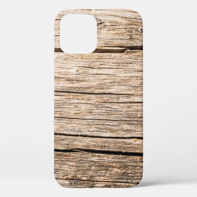 The texture of an old wooden log without bark with Case-Mate iPhone case (Back)