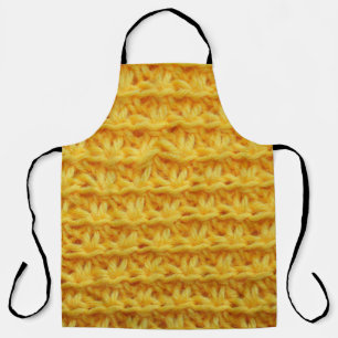 the texture of the knitted fabric with a striped d apron