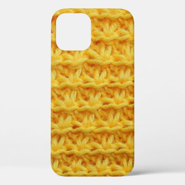 the texture of the knitted fabric with a striped d Case-Mate iPhone case (Back)