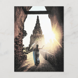 The Thai Temple 1003 Postcard