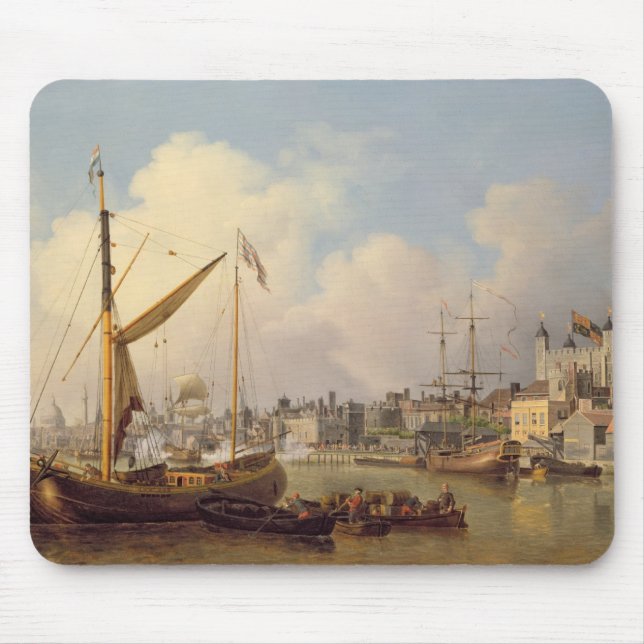 The Thames and the Tower of London supposedly on t Mouse Pad (Front)