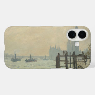 The Thames Below Westminster by Claude Monet iPhone 16 Case