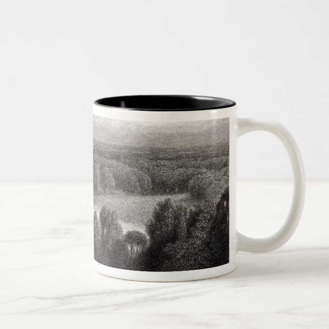 The Thames from Richmond Hill Two-Tone Coffee Mug (Right)