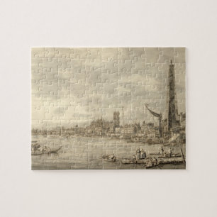 The Thames Looking towards Westminster from near Y Jigsaw Puzzle