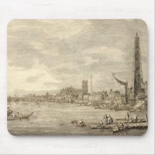 The Thames Looking towards Westminster from near Y Mouse Pad