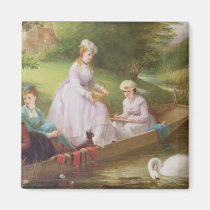 The Thames Swans Magnet