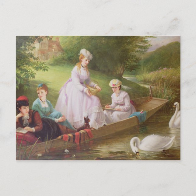 The Thames Swans Postcard (Front)