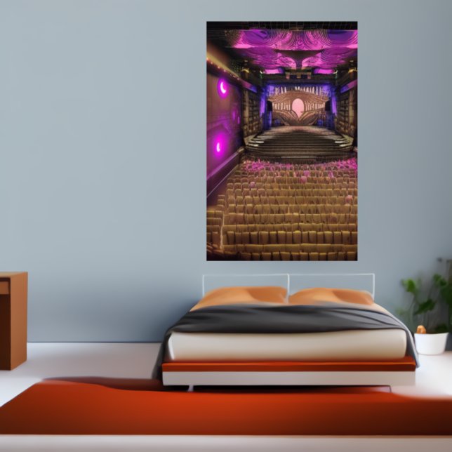 The theatre | AI Art Poster (Creator Uploaded)