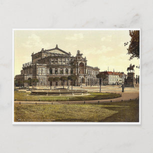 The theatre, Altstadt, Dresden, Saxony, Germany ra Postcard