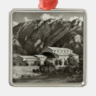 The Theatre at Oberammergau, 1930 Metal Ornament