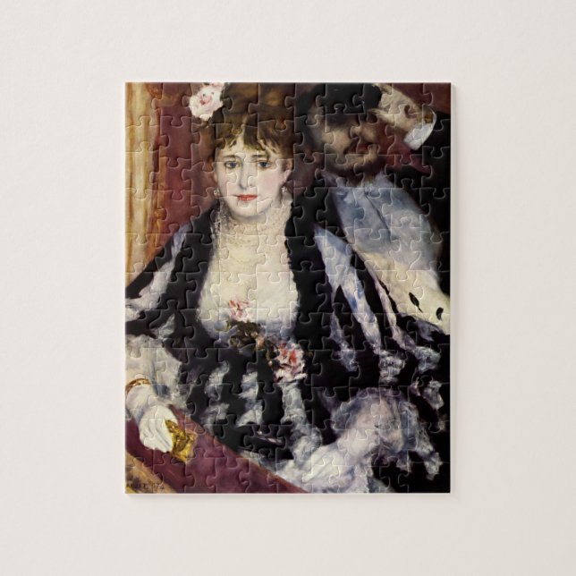 The Theatre Box by Renoir Impressionist Painting Jigsaw Puzzle (Vertical)