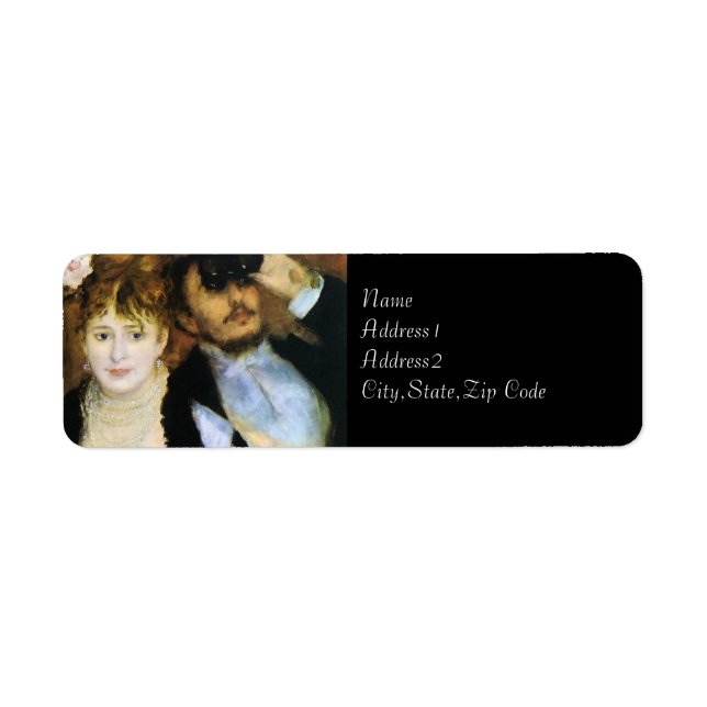 The Theatre Box by Renoir Return Address Label (Front)