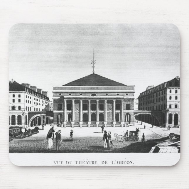 The Theatre de l'Odeon, c.1830 Mouse Pad (Front)