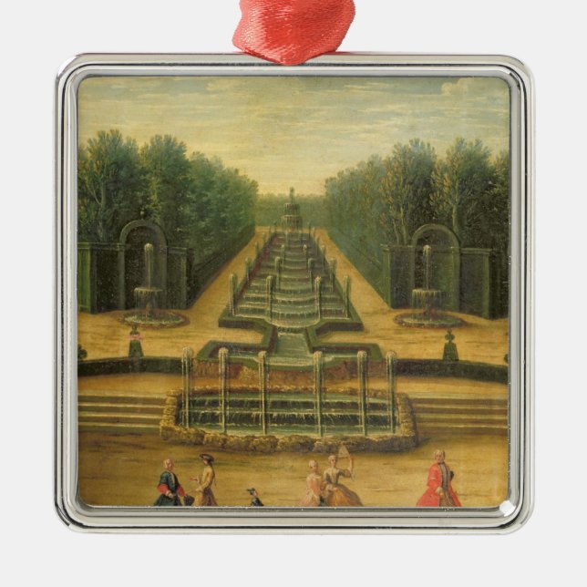 The Theatre d'Eau at Versailles Metal Tree Decoration (Front)