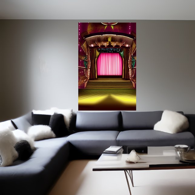 The theatre scene | AI Art Poster (Creator Uploaded)