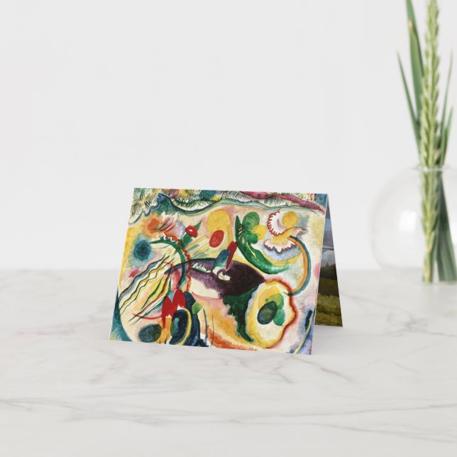 The Theme of the Last Judgement- Wassily Kandinsky Card (Front)