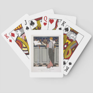 The Theorbo Player, design for an evening coat by Playing Cards