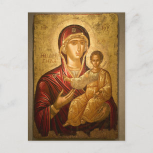 The Theotokos and the Child Christ Postcard