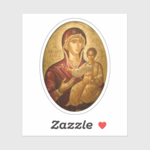 The Theotokos and the Christ Child Orthodox Vinyl 