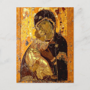 The Theotokos of Vladimir Icon Postcard