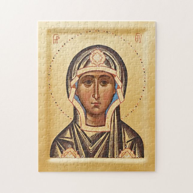 The Theotokos (Virgin Mary) Orthodox Icon  Jigsaw Puzzle (Vertical)