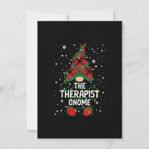 The Therapist Gnome Family Matching Group Xmas Lig Invitation