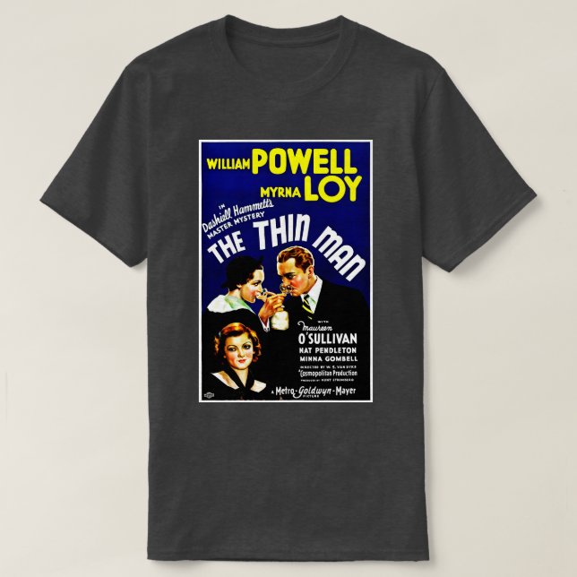 The Thin Man 1934 T-Shirt (Design Front)