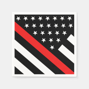 The Thin Red Line Flag Napkin