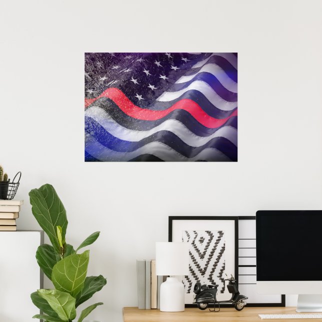 The Thin  Red Line Poster (Home Office)