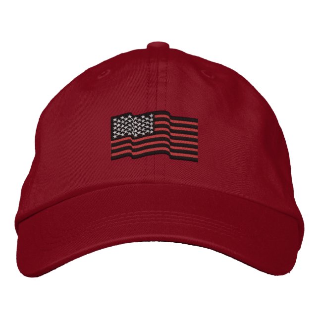 The Thin Red Lines Embroidered Cap (Front)