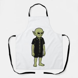 The Thing They Saw - I Believe Alien Encounter Apron