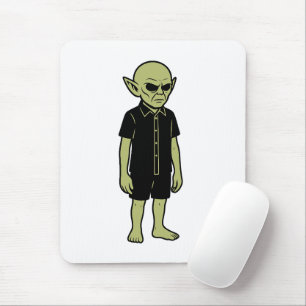 The Thing They Saw - I Believe Alien Encounter Mouse Pad