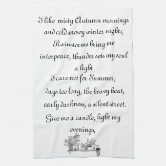 The things I like Tea Towel